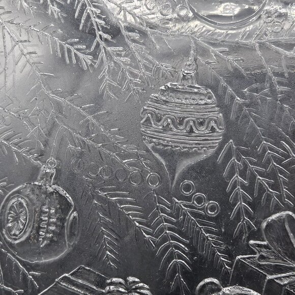 Vintage Glass Plate With Teddy Bear Gifts & Christmas Ornaments Engraving - Picture 7 of 8